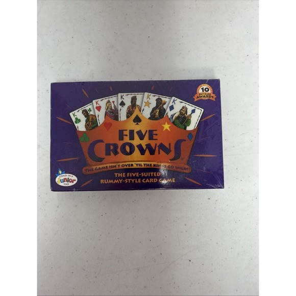 Five Crowns Card Game Rummy-Style‎ Card Game New Condition - Picture 1 of 4